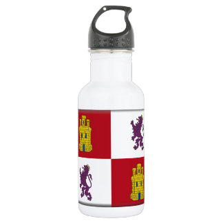 Castilla y Leon (Spain) Flag Stainless Steel Water Bottle