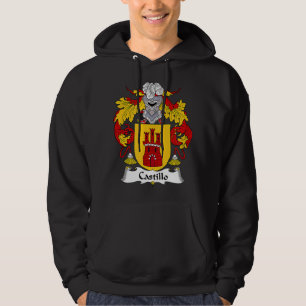 Castillo Coat of Arms Family Crest Hoodie