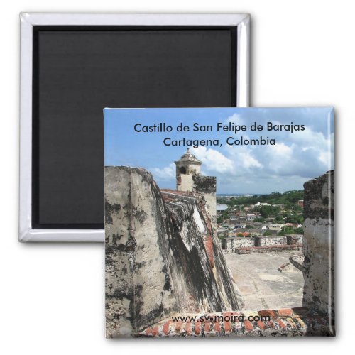 Castillo de San Felipe de Barajas Cartagena 1 Magnet