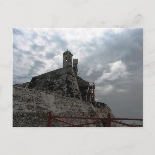 Castillo de San Felipe de Barajas Cartagena Colom Postcard