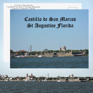 Castillo de San Marcos Historic St Augustine FL Postcard