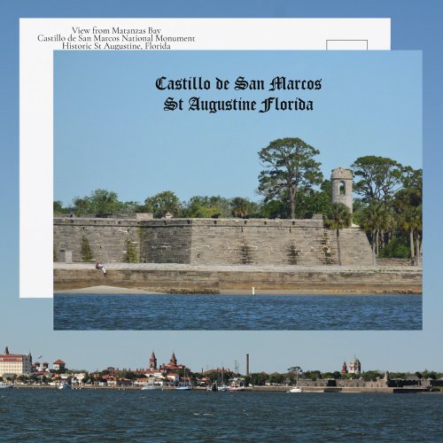 Castillo de San Marcos Historic St Augustine FL Postcard