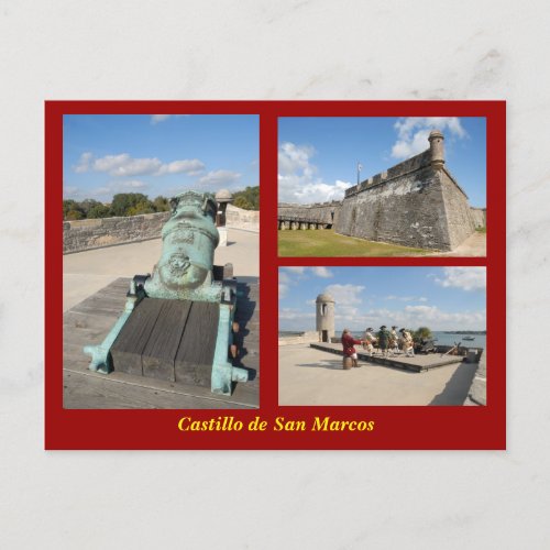 Castillo de San Marcos Postcard