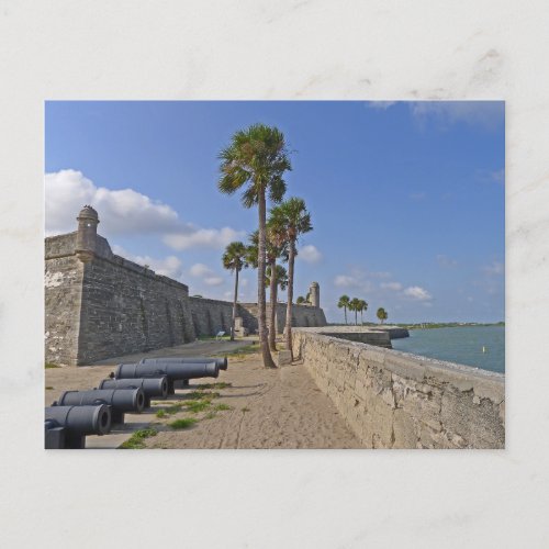 Castillo de San Marcos St Augustine Florida Postcard