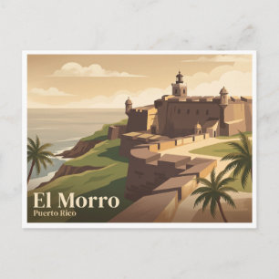 Castillo San Felipe del Morro San Juan Puerto Rico Postcard
