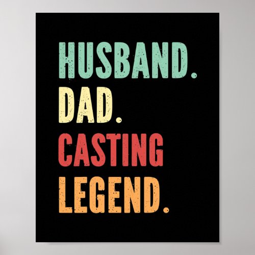 Casting Athlete Dad Husband Father  Poster