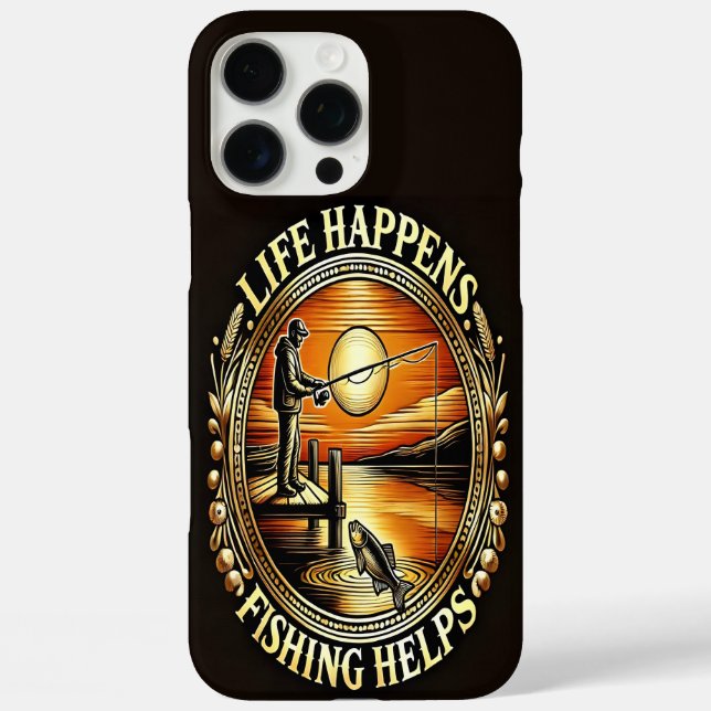 Casting Away the Worries Case-Mate iPhone Case (Back)