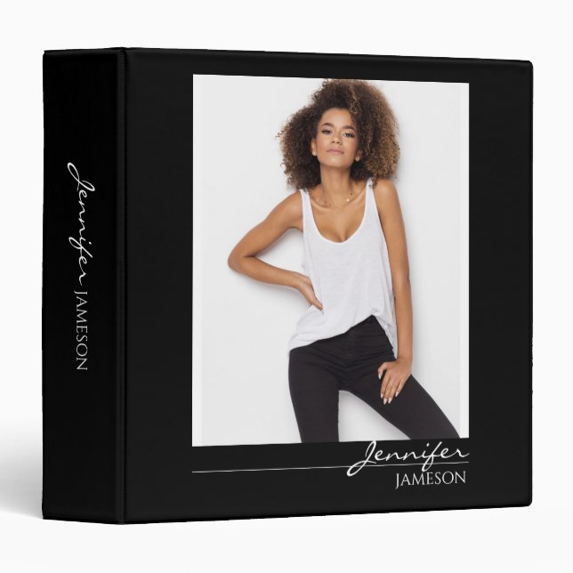 Casting Essentials Signature Modeling Portfolio 3 Ring Binder (Front/Spine)