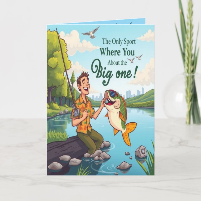 Casting Joy on Your Special Day Birthday Card (Front)