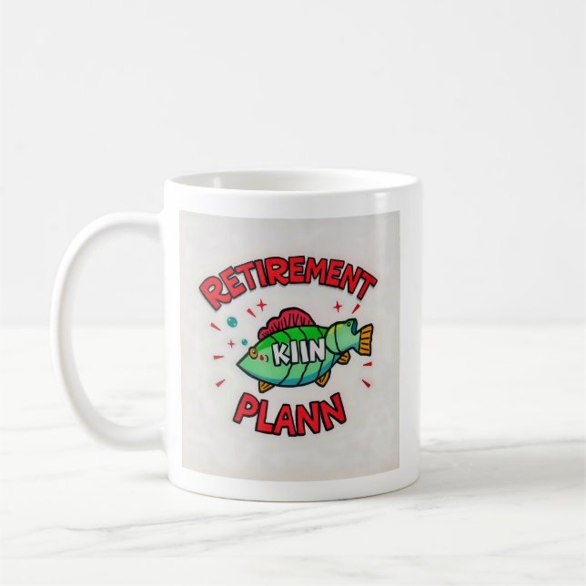 Casting Off into Retirement!" Coffee Mug (Left)
