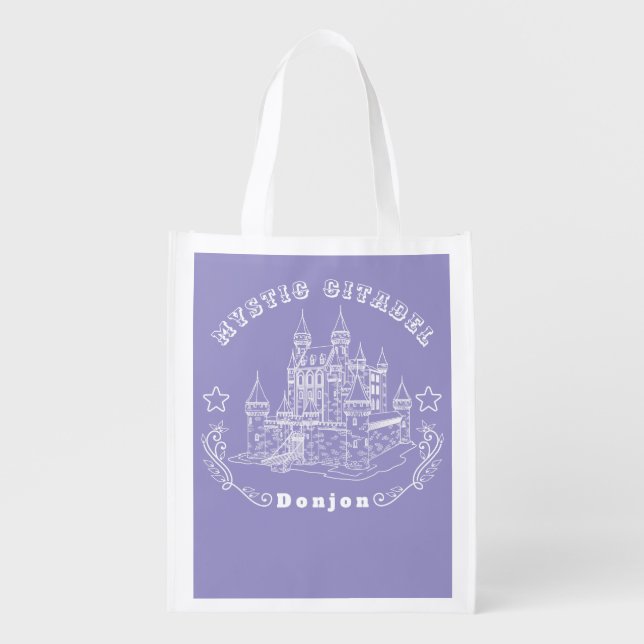 Castle- a classic design grocery bag (Front)