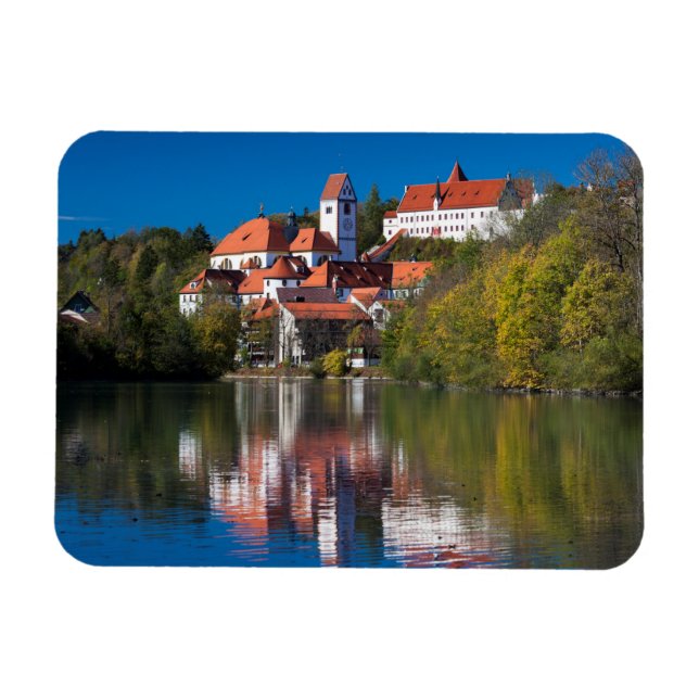 Castle and Abby by the River Magnet (Horizontal)