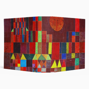 Castle and Sun, Paul Klee 3 Ring Binder