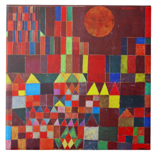 Castle and Sun, Paul Klee Ceramic Tile