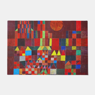 Castle and Sun, Paul Klee Doormat