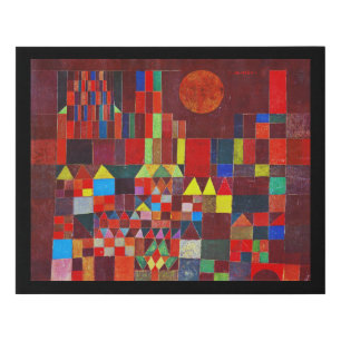Castle and Sun, Paul Klee Faux Canvas Print