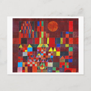 Castle and Sun, Paul Klee Postcard