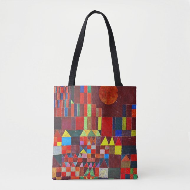 Castle and Sun, Paul Klee Tote Bag (Front)