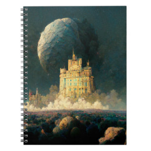 Castle At The Edge Of The World Fantasy Sci-Fi Notebook