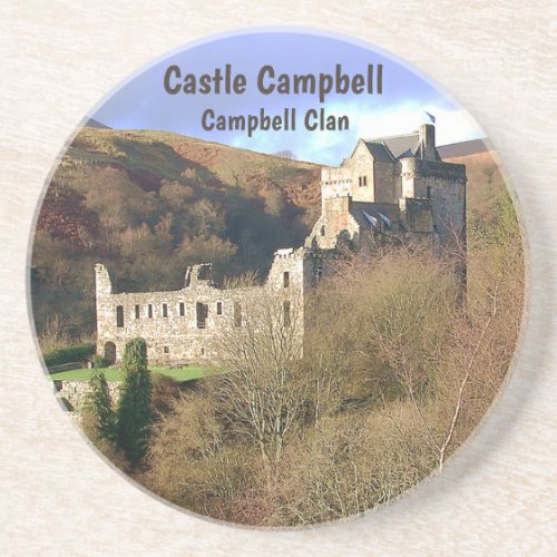 Castle Campbell Scotland Campbell Clan Coaster