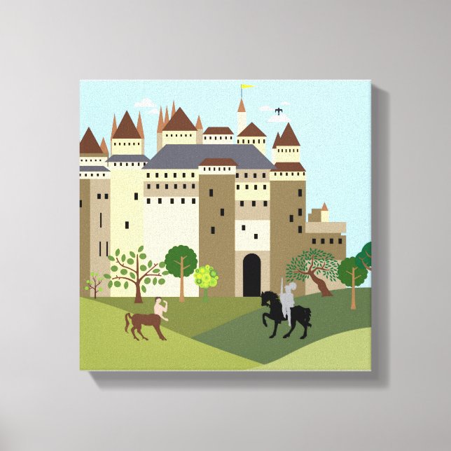 castle canvas print (Front)