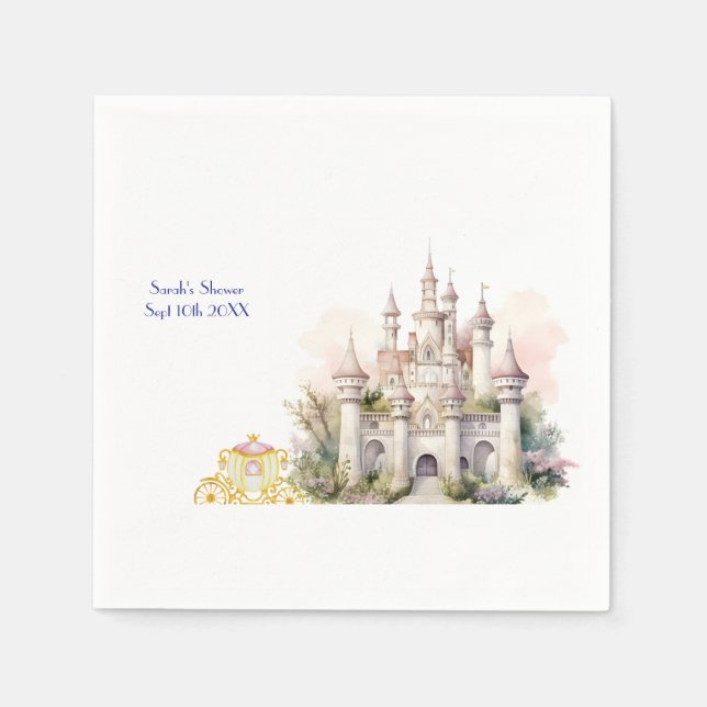Castle & Carriage  Napkins (Front)