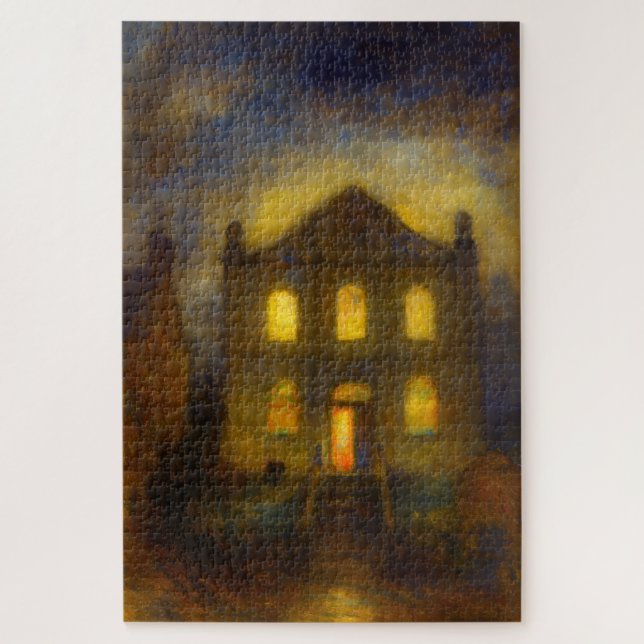 Castle Cary Somerset Turner Style Art Puzzle (Vertical)