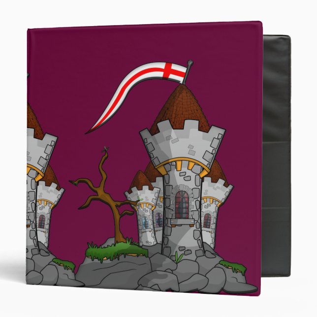 Castle, Castle 3 Ring Binder (Front/Inside)