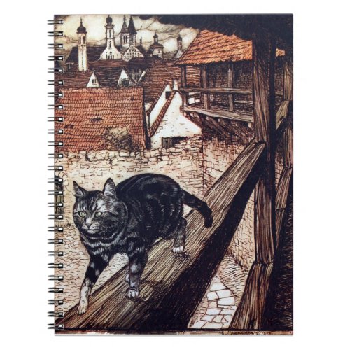 Castle Cat Rackham Illustration Notebook