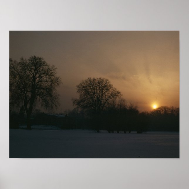 Castle Charlottenhof, Sunset Poster (Front)