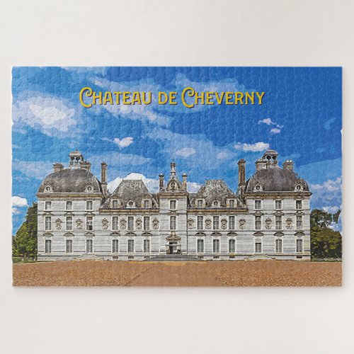 Castle Cheverny Loire valley France Jigsaw Puzzle