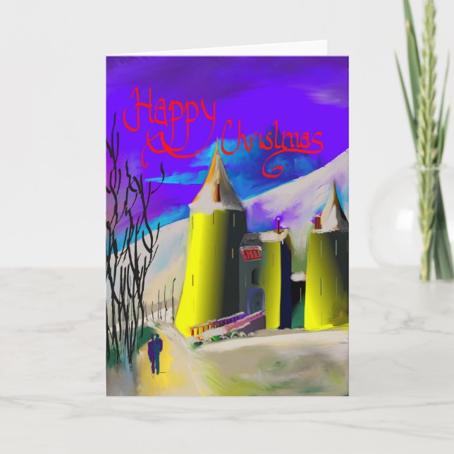 Castle Coch Christmas Holiday Card (Front)