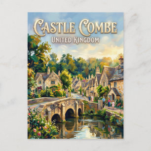 Castle Combe United Kingdom Postcard
