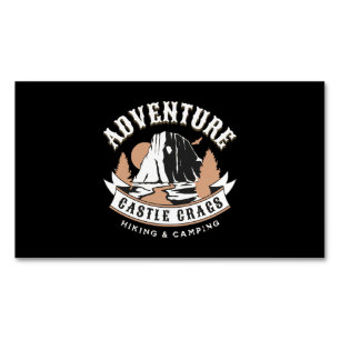 Castle Crags State Park California Business Card Magnet