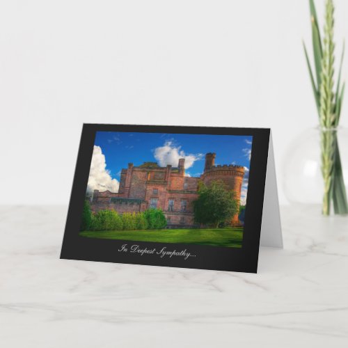 Castle Dalhousie Midlothian _ In Deepest Sympathy Card