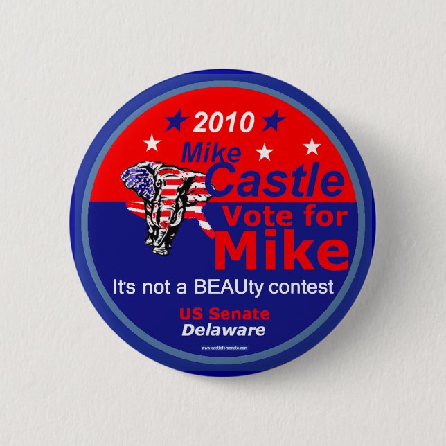 CASTLE Delaware Button (Front)
