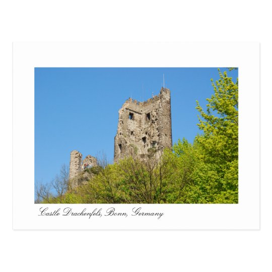 Castle Drachenfels Bonn Germany Postcard Zazzle Com