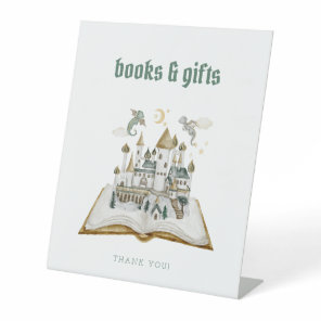 Castle Dragon Books & Gifts Baby Shower Sign