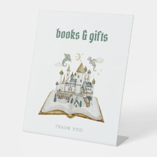 Castle Dragon Books & Gifts Baby Shower Sign