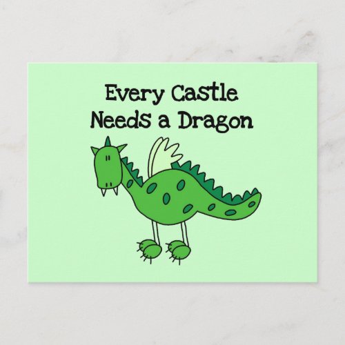 Castle Dragon Postcard