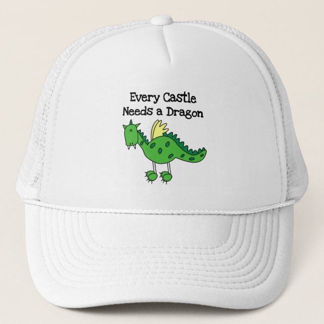 Castle Dragon Trucker Hat (Front)