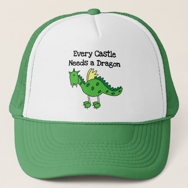 Castle Dragon Trucker Hat (Front)
