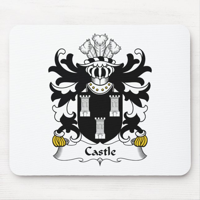 Castle Family Crest Mouse Pad (Front)