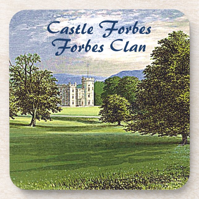 Castle Forbes – Forbes Clan Drink Coaster (Front)