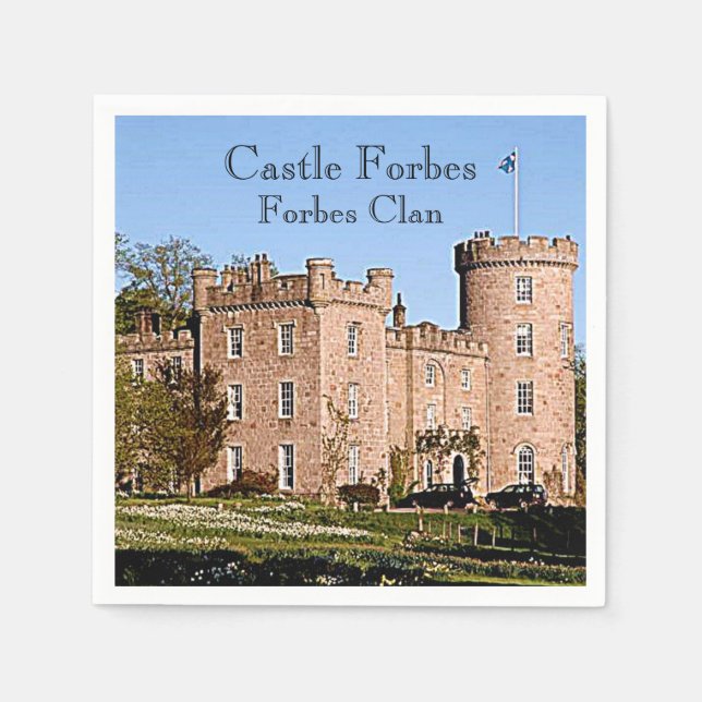 Castle Forbes – Forbes Clan Napkins (Front)