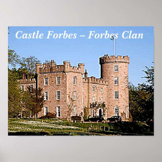 Castle Forbes – Forbes Clan Poster (Front)