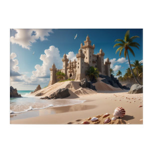Castle from the Beach of Possibilities Acrylic Print