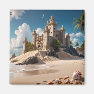 Castle from the Beach of Possibilities Magnet