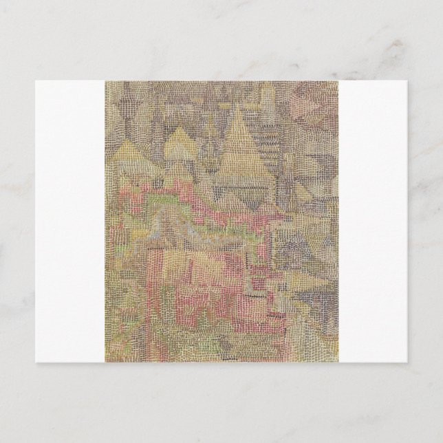 Castle Garden by Paul Klee Postcard (Front)