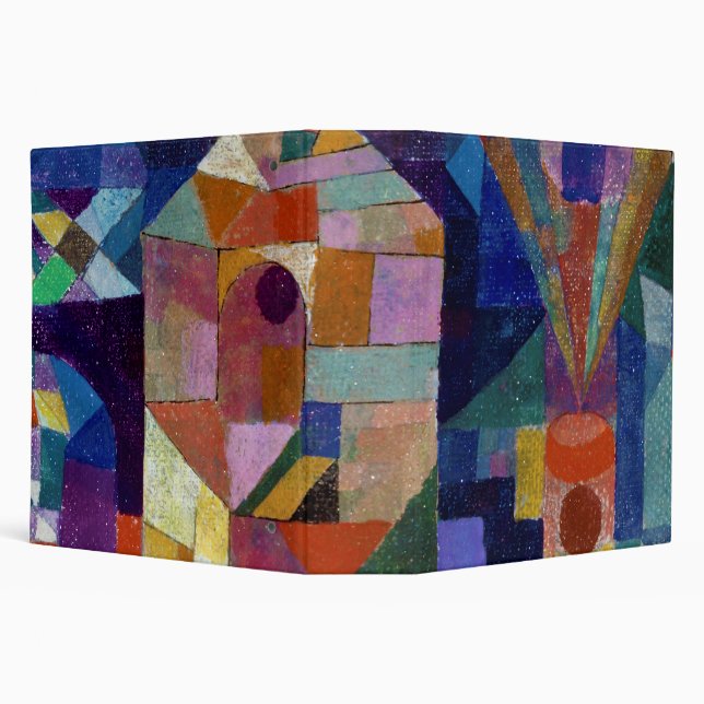 Castle Garden, Paul Klee 3 Ring Binder (Background)
